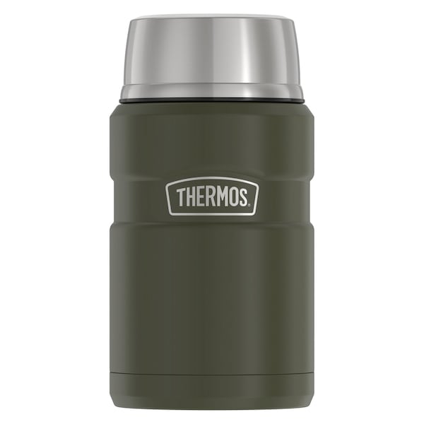 Thermos 24-Oz. Stainless King Vacuum-Insulated Food Jar Army Green SK3020AGTRI4 - main